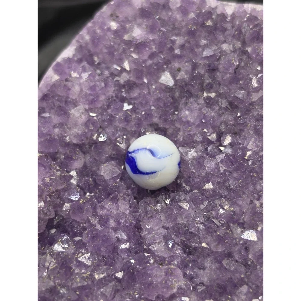 Antique/Vintage Collectible ,Blue And White,Toy Marble